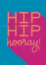 Hip Hip Hooray! Colourful Celebration Card created by Rebecca Duncan