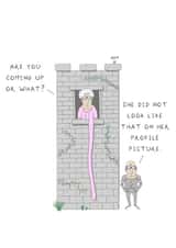 Funny Birthday/Anniversary Card - Profile Picture - Catfish created by AJS STUDIOS