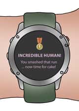 Perfect card for those smashing their running goals! created by Gillian Panter