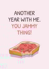 Cute Anniversary Card - Jammy Thing created by Dave Designs