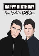 Trending Birthday Card - Oasis - Rock N Roll Star created by @PoppyCardDesigns
