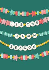 Cute Christmas Card- Taylor Swift - Friendship Bracelets created by Soggy Day Studio