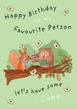 Cute Birthday Card - Owl - Let's Have Some Cake created by Stephanie Lidbetter 