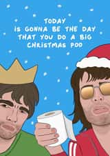 Funny Christmas Card - Oasis - Wonderwall created by Running with Scissors