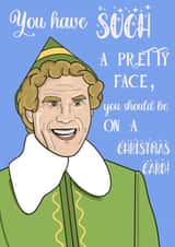 Funny Christmas Card - Buddy The Elf - Elf Film created by LydsPrivsCards