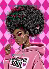 Arty Love And Friendship Card - Beautiful Soul created by Josie Grant Gifts