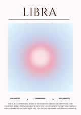 Happy Birthday Libra - Thoughtful and Elegant Zodiac Design for friends & family created by Tallulah Weaver