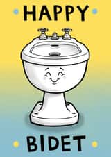 Funny Pun Birthday Card created by Carl Batterbee