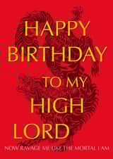 Funny Birthday Card - ACOTAR - Smut - Fantasy created by Serenity Emily