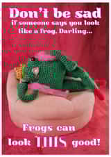 Self-love Reminder Card - Fabulous Frog created by Moira Allen