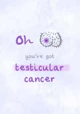 Heartfelt Get Well Card - Testicular Cancer created by Paperleaf Studios
