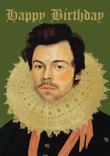 Funny Birthday Card - Harry Styles - Renaissance created by AbiGoLucky