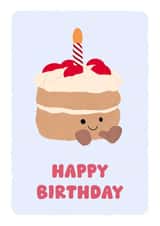 Cute Birthday Card - Jellycat - Cake created by MadeByOlivia