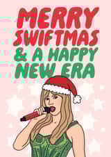 Punny Christmas Card - Taylor Swift - Merry Swiftmas created by Studio Doodles