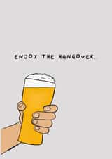 Funny Birthday Card - Hangover - Beer created by Molly Cards UK