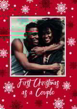 Personalised Christmas Photo Card created by Sarah Corcoran  - Classic Christmas Card - Couple - First Christmas