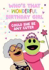 Funny Birthday Card - Nanalan - Could She Be Any Cuter created by Artsy Gift Co