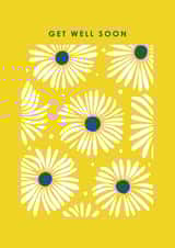 Classic Floral Get Well Card - Get Well Soon Daisies created by Happy Street