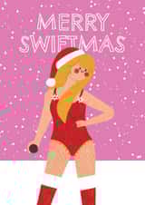 Cute Christmas Card - Taylor Swift - Merry Swiftmas created by AbiGoLucky