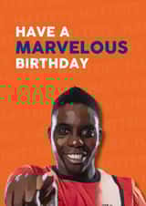 LTFC Hatters - Marvelous Nakamba Luton Town Birthday Card created by Born and Raised Creative