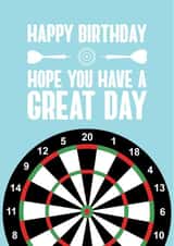 Fun Birthday Card - For Him - Darts created by BB Designs