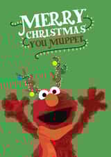 Cute Christmas card - The Muppets - Elmo created by emily.reevedesigns