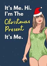 Funny Christmas Card - Taylor Swift - I'm The Christmas Present created by Sundiva Designs