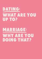 Funny Anniversary Card - Dating - Marriage created by Phaedra Peer