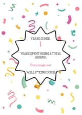 SoberVersary! created by Mind Over Letter