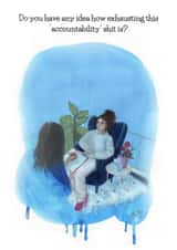 Funny Get Well Card - Accountability - Therapy created by Mind Over Letter