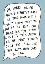 Heartfelt Sympathy Card - Sorry - Sending Love created by Kathryn Whybrow