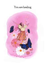 Pretty Thinking Of You Card - You Are Healing - Flowers created by Mind Over Letter