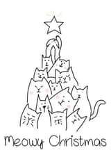 Cute Cat Christmas Card created by AKCreativeFinds