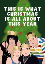 Funny Christmas Card - Gavin And Stacey - Christmas Day Special created by Pink Peach Cards