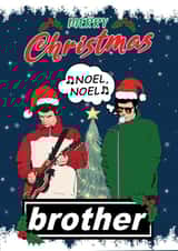Funny Christmas Card - For Brother - Noel Noel created by ShortRound888