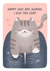 Funny Valentines Day - Happy Love Day - From The Cat created by Evie Garnett Designs
