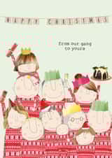 Funny Christmas Card - From Your Family - From Our House To Yours created by Rosie Made A Thing