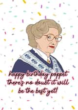 Happy Birthday Poppet, there's no doubt it will be the best yet! created by Pretty Unique Gifts