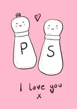 Cute Valentine's Day Card - Salt And Pepper created by Hello Fridays Studio