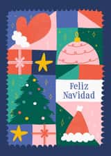 Fun Christmas Card - Feliz Navidad - Festive Illustrations created by Tawn Moore