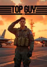 Personalised Face Swap Birthday Card for Him – Top Guy created by thortful