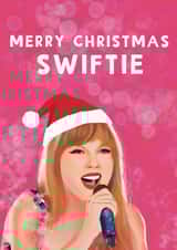 Fun Christmas Card - Swiftie - Taylor Swift created by Giddy Kipper