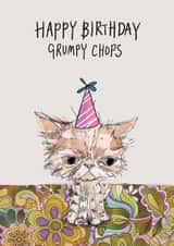 Funny Birthday Card - Grumpy Cat created by Tipperleyhill