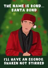Funny Christmas Card - The Name Is Bond - The Office created by Pink Peach Cards