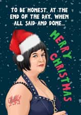 Funny Christmas Card - Nessa - Gavin & Stacey created by Artsy Gift Co
