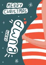Cute Christmas Card - From The Bump - Hearts created by Megalolz