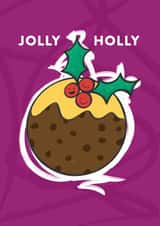 Jolly Holly Christmas Card created by Hello Squid