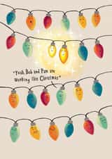Funny Christmas Card - Christmas Lights - Working This Christmas created by Sarah Wilton