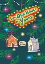Cute Christmas Card - Decorations - Our House To Yours created by Sarah Wilton