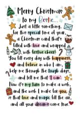Festive Thank You Bestie Christmas Poem created by And You Can Quote Me
